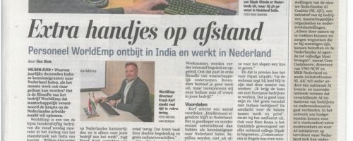 Financial Telegraaf about WorldEmp (in Dutch)